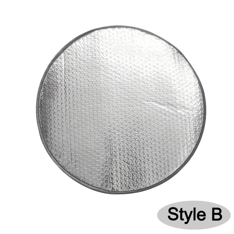 Steering Wheel Sun Shade Cover - Foldable UV Protection