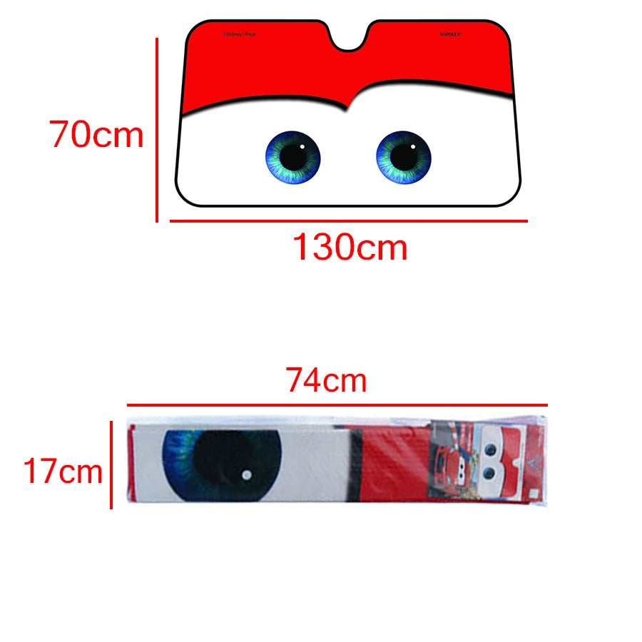 Funny Car Windshield Sunshade - UV Protection, 6 Colors