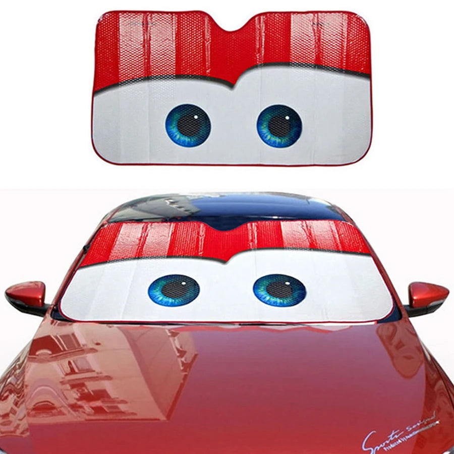Funny Car Windshield Sunshade - UV Protection, 6 Colors
