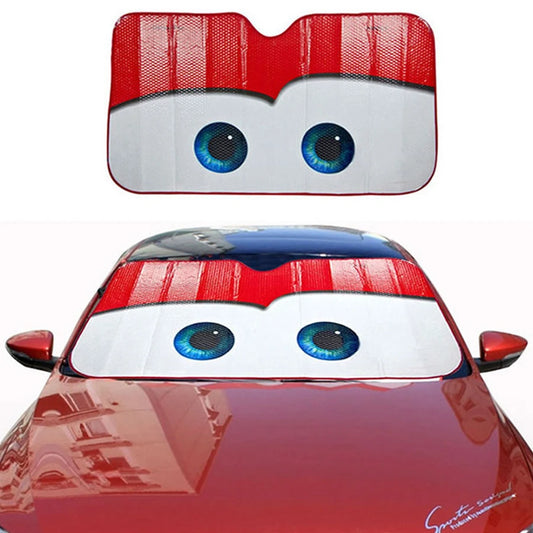 Funny Car Windshield Sunshade - UV Protection, 6 Colors